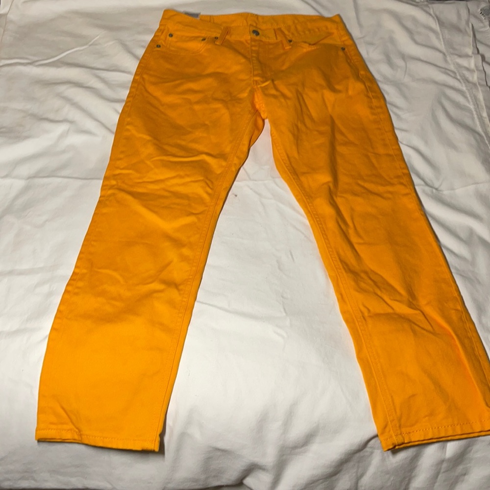 Levi orange straight leg jeans ( 32/30 )